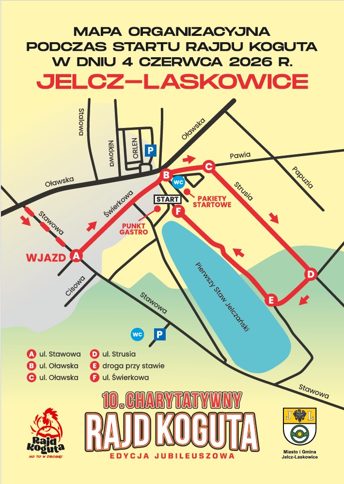 mapa rajd koguta