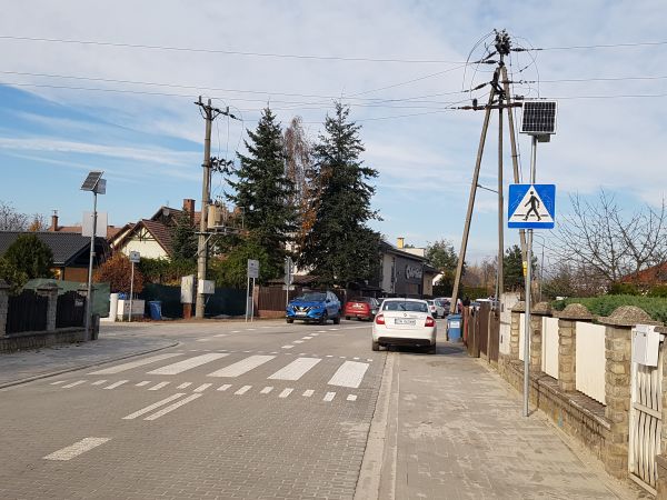 Przejście na&nbsp;pieszych na&nbsp;ul. Stalowej