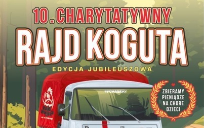 rajd koguta plakat